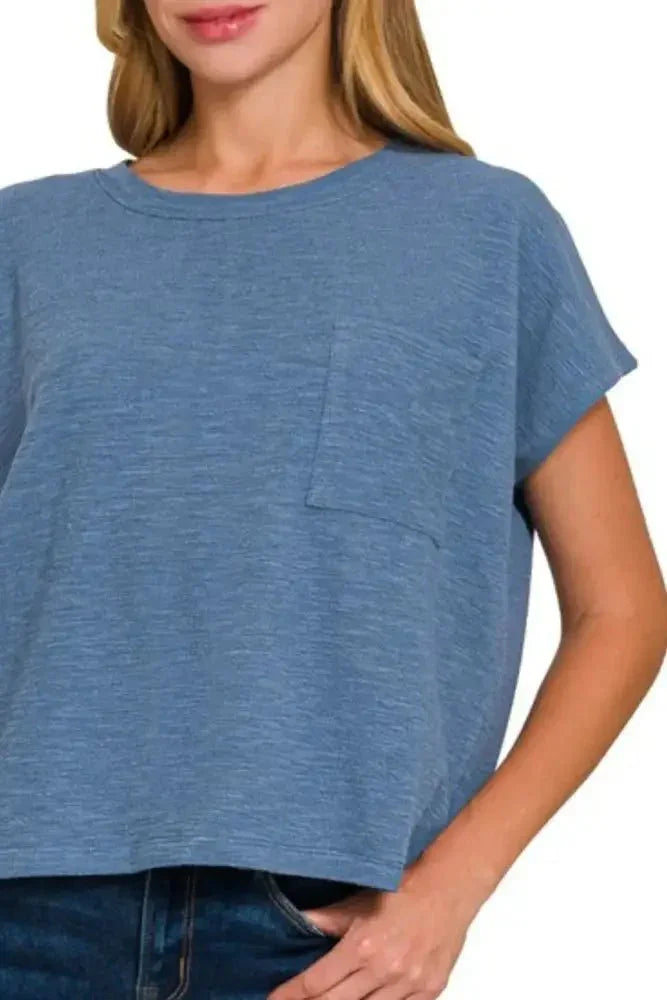 Zenana Round Neck Short Sleeve T-Shirt - Update AvenueT-ShirtsTrendsi10010024464159710010024464159704bc9868 - 7622 - 4618 - 94ac - 9f1f2bbbf561 - Max - OriginDUSTY BLUE
