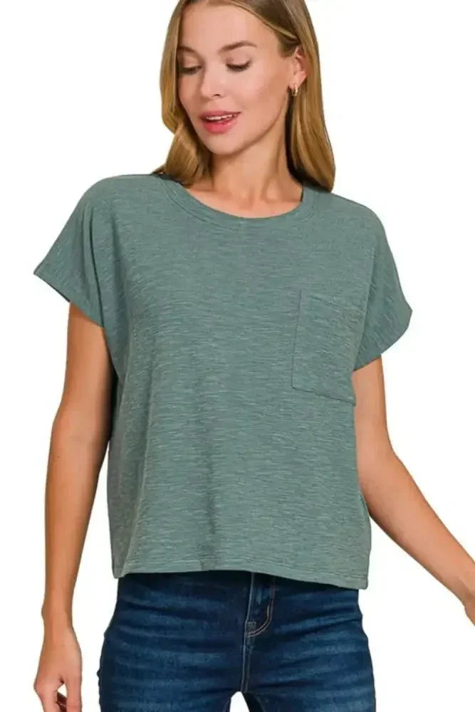 Zenana Round Neck Short Sleeve T-Shirt - Update AvenueT-ShirtsTrendsi100100526531383100100526531383f39ae985 - 6d56 - 4371 - b88a - 926362aa689d - Max - OriginASH JADE
