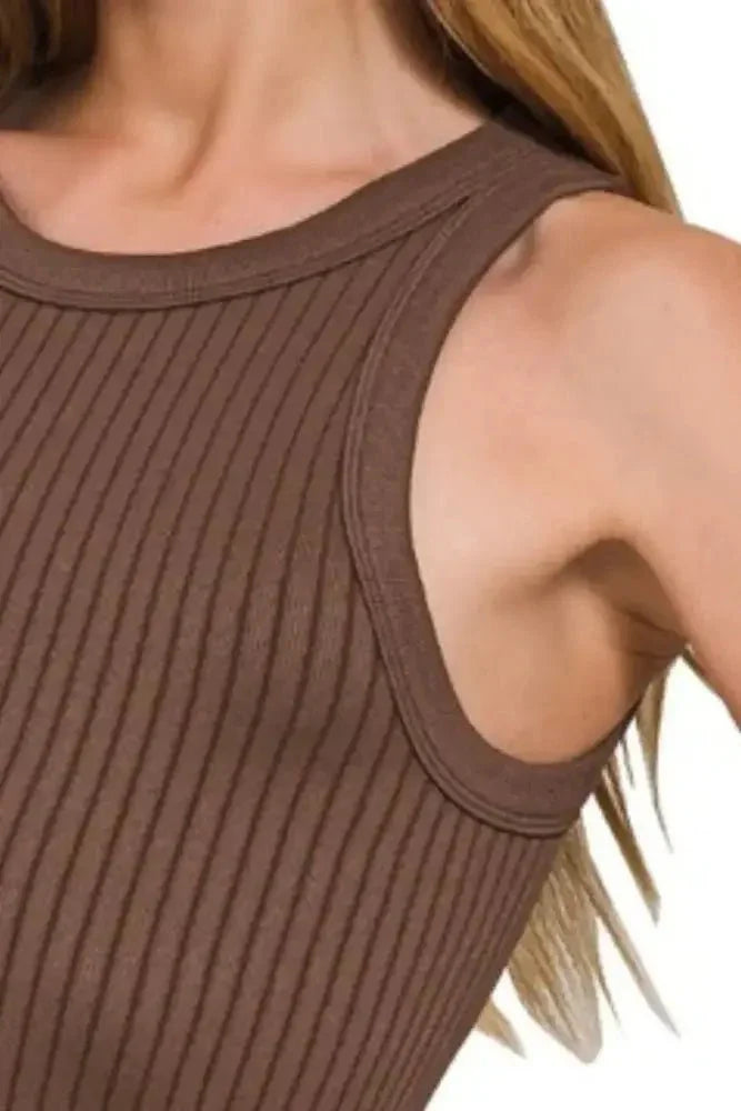 Zenana Seamless Ribbed Crop Tank - Update AvenueTrendsi10010039435176810010039435176855f791be - 19b0 - 4002 - abee - 07fbe03b13d5 - Max - OriginBROWN