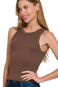 Zenana Seamless Ribbed Crop Tank - Update AvenueTrendsi1001003943517681001003943517689d93956f - 2cd4 - 46d2 - a04b - 85bad9fb7d94 - Max - OriginBROWN