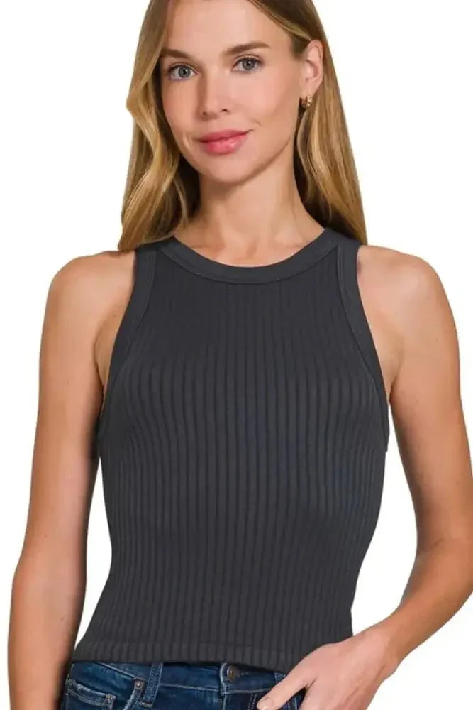 Zenana Seamless Ribbed Crop Tank - Update AvenueTrendsi100100498191435100100498191435a8d3bb4d - 13c7 - 45b7 - 86ef - 572f28cb092c - Max - OriginBLACK