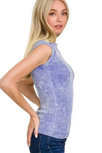 Zenana Stone Washed Ribbed Seamless Top - Update AvenueT-ShirtsTrendsi1001006410915761001006410915766d6a6471 - bf08 - 4dce - 9528 - bbcb0ddfe740 - Max - OriginLT INDIGO