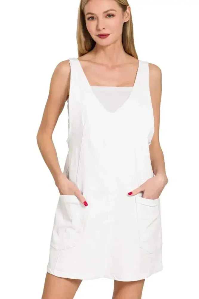 Zenana Washed Adjustable Strap Denim Overall Dress - Update AvenueDenim Dresses & SkirtsTrendsi1001002147415051001002147415050f6611ae - c792 - 416c - 9b7c - 1f6ea56fd989 - Max - OriginWHITE