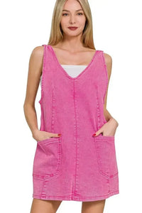 Zenana Washed Adjustable Strap Denim Overall Dress - Update AvenueDaily EssentialsTrendsi100100651401237100100651401237877e5586 - 10fa - 483a - a656 - e8de870a9c77 - Max - OriginHOT PINK