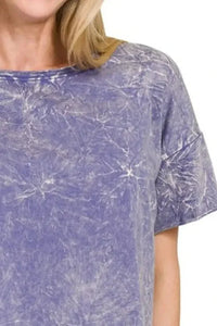 Zenana Washed Crew Neck Short Sleeve Crop Box Tee - Update AvenueT-ShirtsTrendsi1001008419612461001008419612469464a72b - 6f30 - 4807 - a981 - b1ddbc18810e - Max - OriginMARLIN