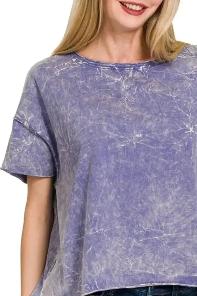 Zenana Washed Crew Neck Short Sleeve Crop Box Tee - Update AvenueT-ShirtsTrendsi100100841961246100100841961246b1f896ba - dbe0 - 4ee8 - 94a9 - 26dcdebc9d1d - Max - OriginMARLIN