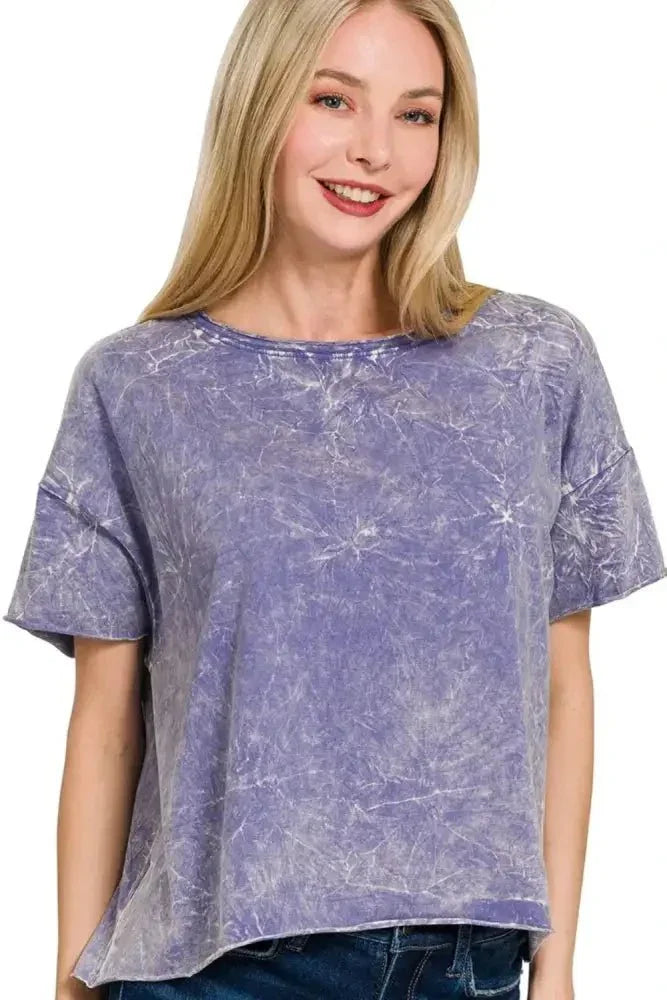 Zenana Washed Crew Neck Short Sleeve Crop Box Tee - Update AvenueT-ShirtsTrendsi100100841961246100100841961246dc9cbed3 - fefd - 4ed6 - ac62 - 98b94927f9c7 - Max - OriginMARLIN