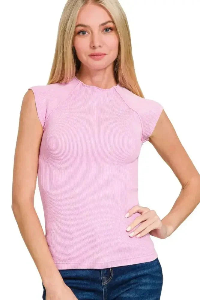 Zenana Washed Ribbed Seamless Top - Update AvenueT-ShirtsTrendsi100100166961968100100166961968fd6ae340 - bb45 - 4ea2 - a763 - e6d6b642a219 - Max - OriginMAUVE