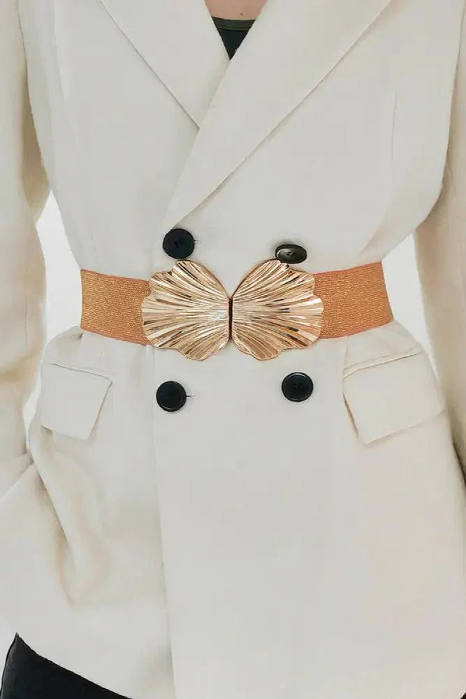 Zinc Alloy Buckle Elastic Belt - Update AvenueTrendsi100100889194833100100889194833Zinc Alloy Buckle Elastic BeltCaramel