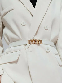 Zinc Alloy Buckle Elastic PU Belt - Update AvenueTrendsi100100896782351100100896782351Zinc Alloy Buckle Elastic PU BeltChocolate/Silver
