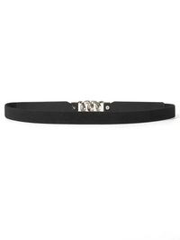 Zinc Alloy Buckle Elastic PU Belt - Update AvenueTrendsi100100896783751100100896783751Zinc Alloy Buckle Elastic PU BeltBlack/Silver