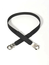 Zinc Alloy Buckle Elastic PU Belt - Update AvenueTrendsi100100896783751100100896783751Zinc Alloy Buckle Elastic PU BeltBlack/Silver
