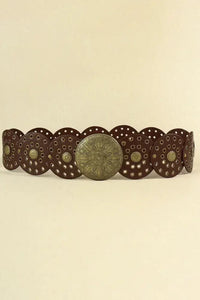 Zinc Alloy PU Disc Belt - Update AvenueTrendsi101300201101124101300201101124Zinc Alloy PU Disc BeltChocolate