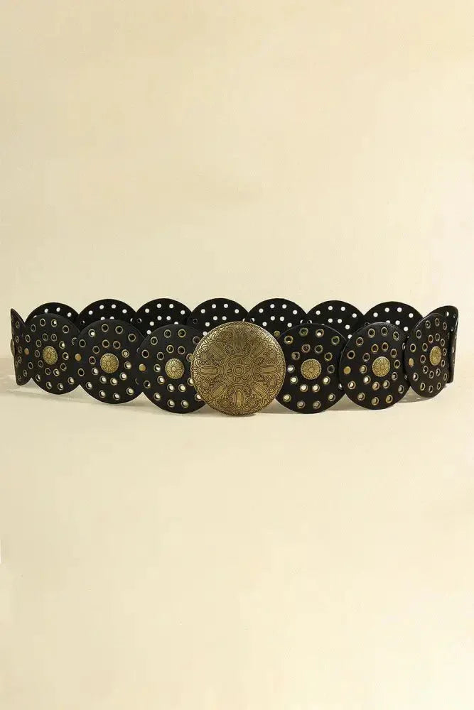 Zinc Alloy PU Disc Belt - Update AvenueTrendsi101300201104534101300201104534Zinc Alloy PU Disc BeltBlack